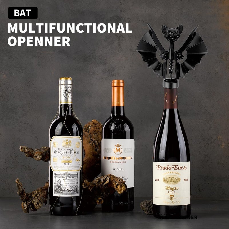 Pandahero Goth Wine Opener - Valentines Day Gifts for Him&Her,Unique Birthday Gifts for Women or Men - Image 4